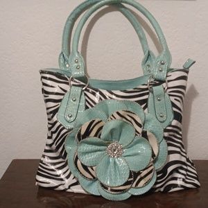 Zebra purse